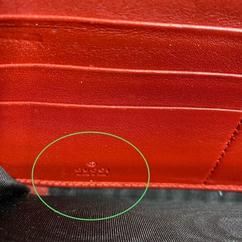 GUCCI GG Marmont Zip Around Wallet Crossbody 💼Red - Picture 6 of 16